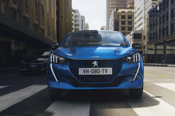 The new generation of the compact hatchback Peugeot 208