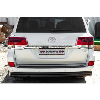 Chrome Tail Light Covers (2015+, 4pcs, Plastic) Toyota Land Cruiser 200 2007-2021 photo 2