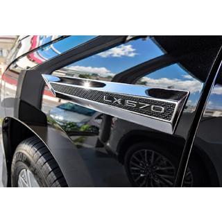 Carbon Look Badge Set (4 pcs) Lexus LX570/450d 2008-2022 photo 1