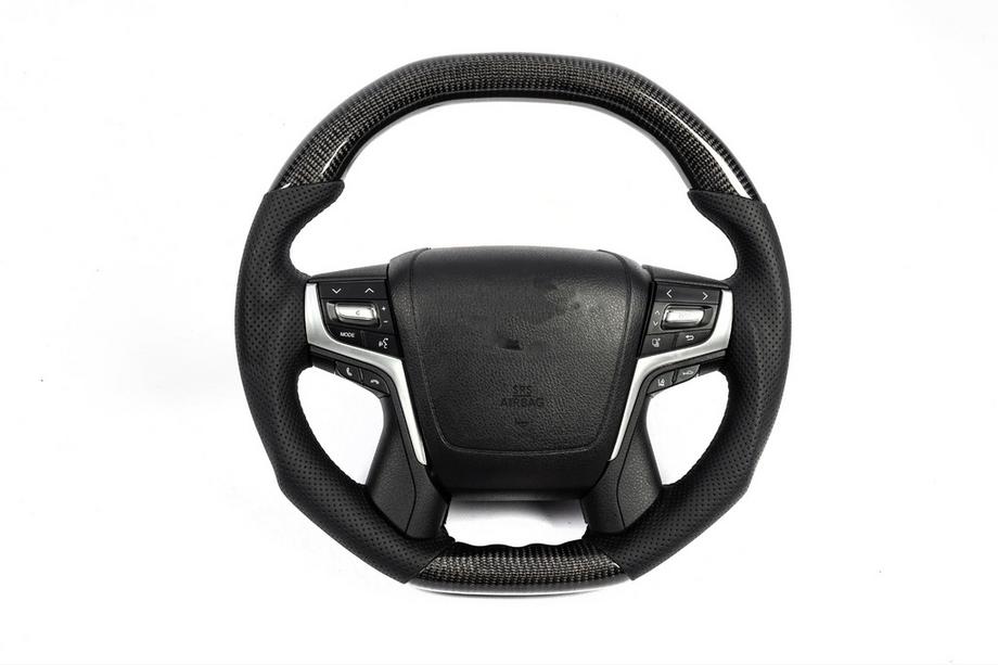 Toyota Land Cruiser Prado 150 2009-2023 Steering wheel assembly (Carbon) Image