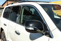 Toyota Land Cruiser 200 2007-2021 Full Window Trim and Pillar Covers Stainless Steel photo 9