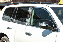 Toyota Land Cruiser 200 2007-2021 Full Window Trim and Pillar Covers Stainless Steel photo 1