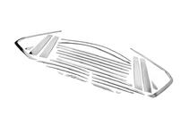 Lexus LX570/450d 2008-2022 Full Window Trim and Pillar Covers Stainless Steel photo 5