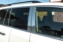 Lexus LX570/450d 2008-2022 Full Window Trim and Pillar Covers Stainless Steel photo 9