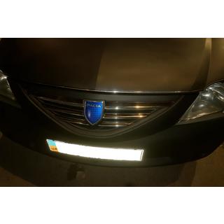 Front Grille Trim Covers 2004-2008 (Stainless Steel) Dacia Logan MCV 2004-2014 photo 3