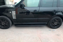 Range Rover III L322 2002-2012 Side Steps Tayga Black (2 pcs, Aluminum) photo 5