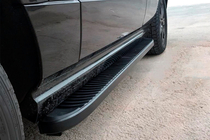 Range Rover III L322 2002-2012 Side Steps Tayga Black (2 pcs, Aluminum) photo 1