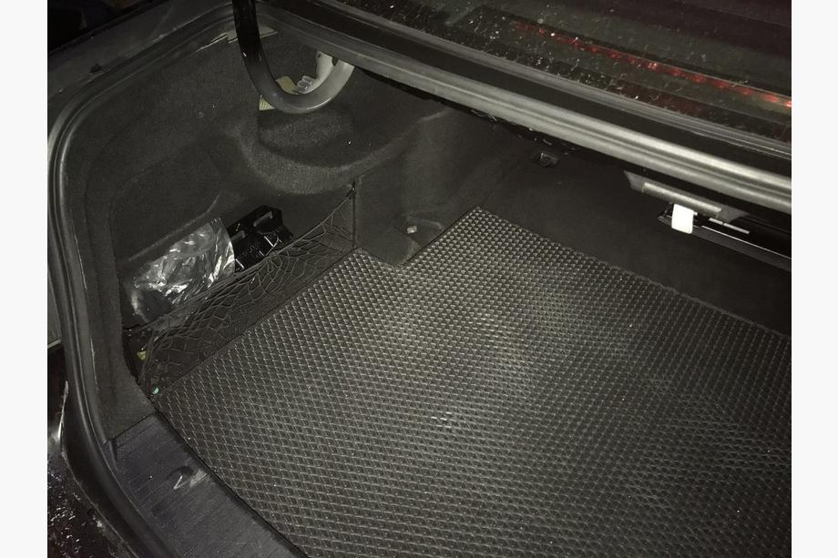 Mercedes E-class W212 2009-2016 Trunk Mat (EVA, Black) SD Photo 2