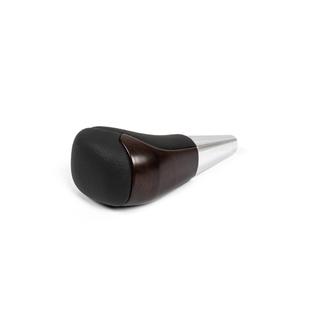 Gear Shift Knob (Black Leather + Dark Wood) Toyota Land Cruiser 200 2007-2021 photo 1