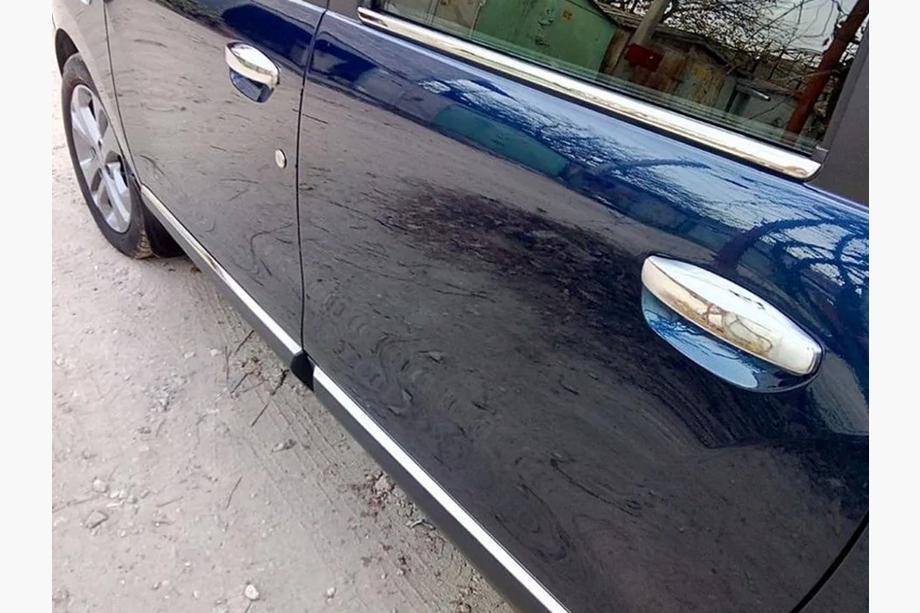 Renault Lodgy 2013-2022 Chrome Door Handle Covers (4 pcs, Stainless Steel) Carmos - Turkish Stainless Steel Image