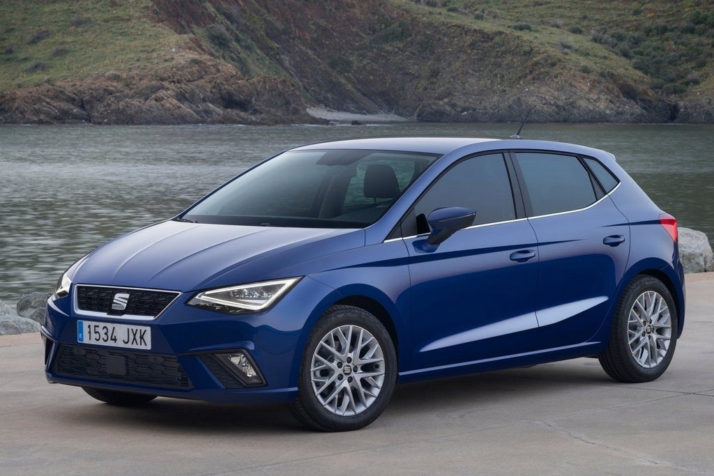 The fifth generation of the compact hatchback SEAT Ibiza