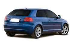 Audi A3 2003-2012 Rear Trim Stainless Steel photo 1