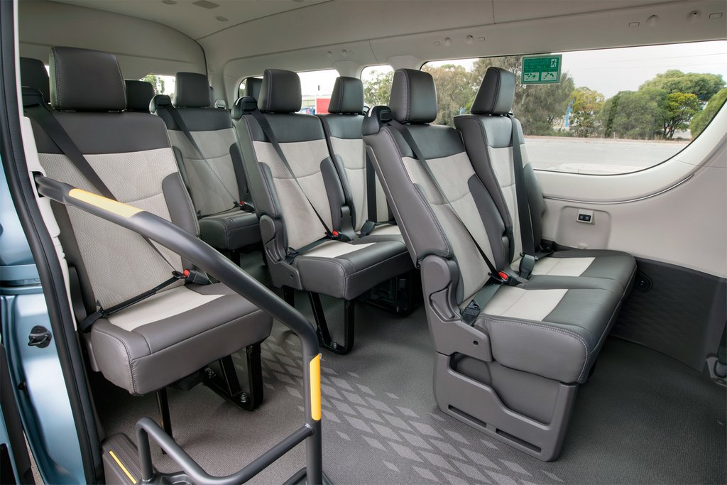 Overview of minibus Toyota Hiace new generation