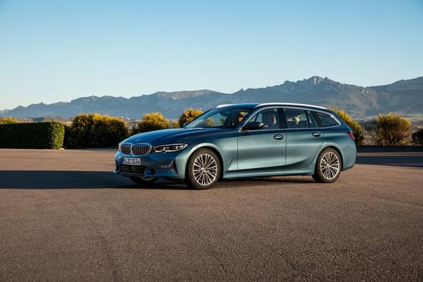 The seventh generation station wagon BMW 3-Series Touring