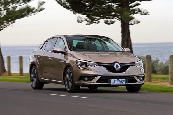 A review of the Renault Megane sedan of the fourth embodiment