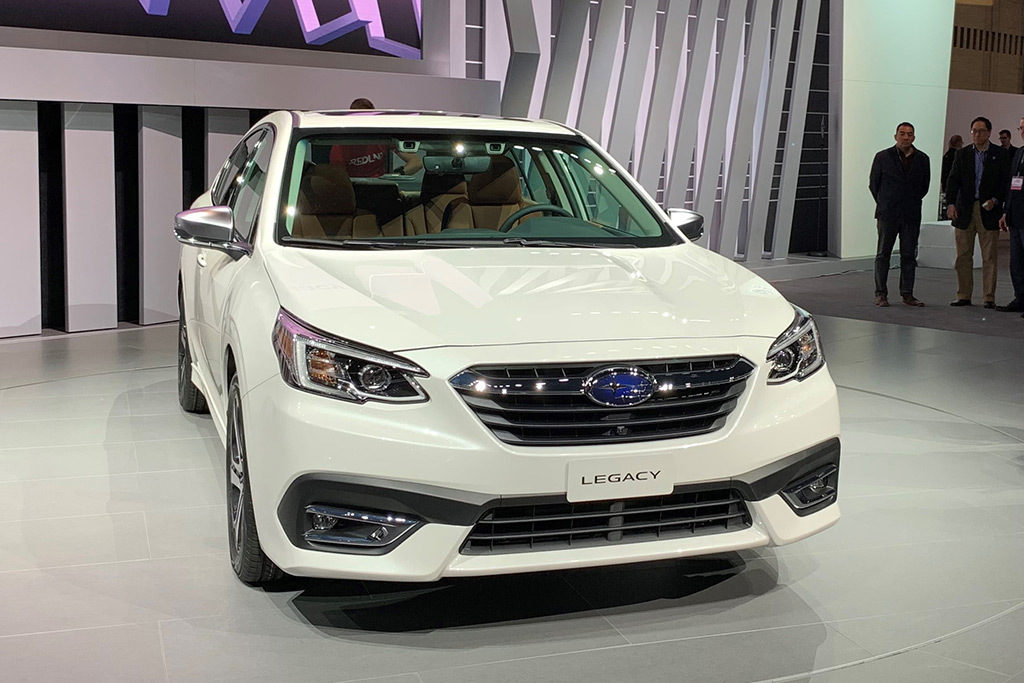 Overview seventh generation of the sedan Subaru Legacy