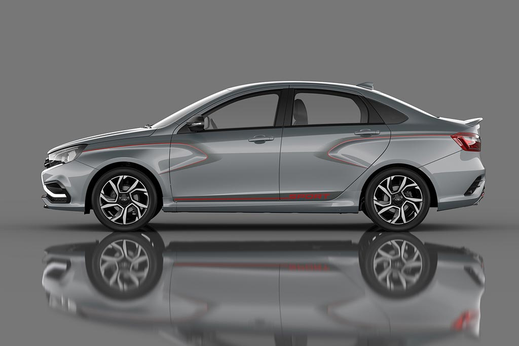 Sports modification of sedan Lada Vesta Sport
