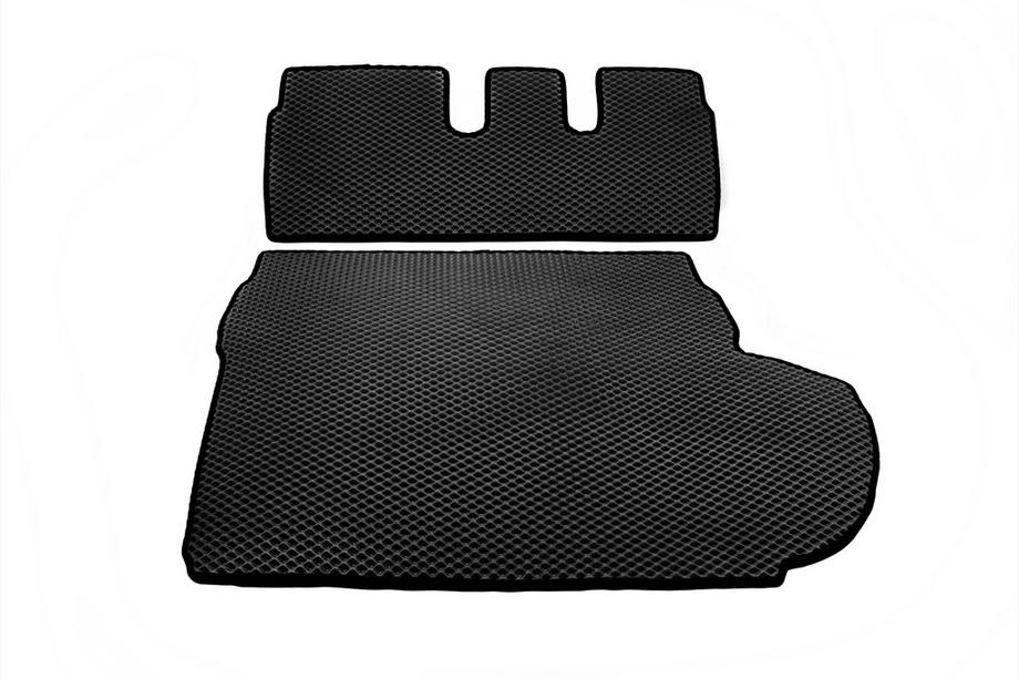 Peugeot 4007 2007-2013 Trunk Mat (EVA, Black) 7-Seater Without Subwoofer Photo 5