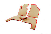 Hyundai Santa Fe 2 2006-2012 EVA Floor Mats (Beige) 2006-2010 photo 11