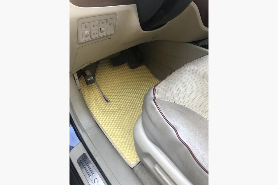 Hyundai Santa Fe 2 2006-2012 EVA Floor Mats (Beige) 2006-2010 Image