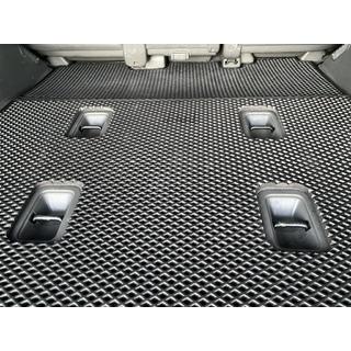 Trunk Mat 2 pcs (EVA, 7 seats, Black) Lexus LX570/450d 2008-2022 photo 3
