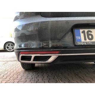 Exhaust tips Carmos SD/SW (2019+, 3 pcs, stainless steel) photo 2