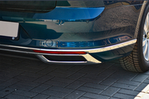 Volkswagen Passat B8 2015-2023 Exhaust tips OmsaLine SD/SW (2019+, 3 pcs, stainless steel) photo 3