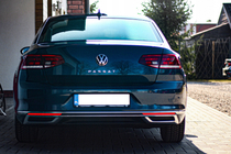 Volkswagen Passat B8 2015-2023 Exhaust tips OmsaLine SD/SW (2019+, 3 pcs, stainless steel) photo 4