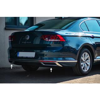 Exhaust tips OmsaLine SD/SW (2019+, 3 pcs, stainless steel) photo 1