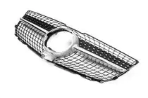 Mercedes GLK class X204 2008-2015 Front Grille Diamond Silver (2013-2015) photo 4