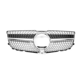 Front Grille Diamond Silver (2013-2015) Mercedes GLK сlass X204 2008-2015 photo 2