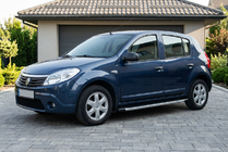 Renault Sandero 2007-2013 Side Steps Fullmond (2 pcs, Aluminum) photo 1