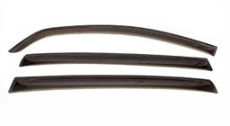 Renault Sandero 2007-2013 DISCOUNT! Rear wind deflectors and 1 front (3 pcs, ANV) photo 1