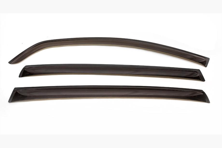 Renault Sandero 2007-2013 DISCOUNT! Rear wind deflectors and 1 front (3 pcs, ANV) Image