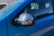 Renault Sandero 2013-2022 Mirror Covers (2 pcs, Stainless Steel) photo 2