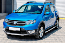 Renault Sandero 2013-2022 Side Steps Fullmond (2 pcs, Aluminum) photo 1