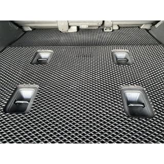 Trunk Mat 2 pcs (EVA, 7 seats, Black) Toyota Land Cruiser 200 2007-2021 photo 3