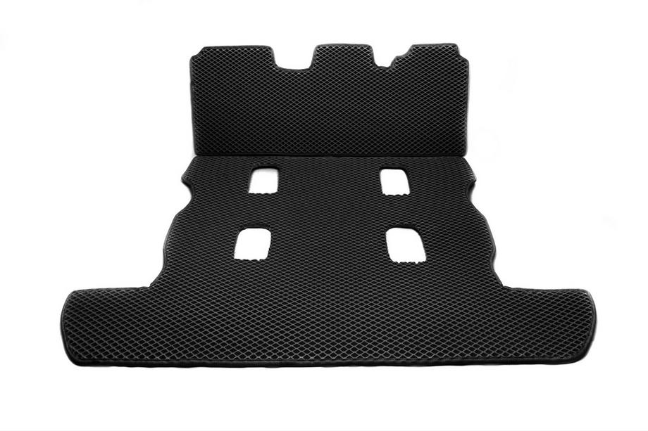Toyota Land Cruiser 200 2007-2021 Trunk Mat 2 pcs (EVA, 7 seats, Black) Photo 6