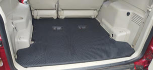 Mitsubishi Pajero Wagon III 1999-2006 Trunk Mat EVA Black photo 1
