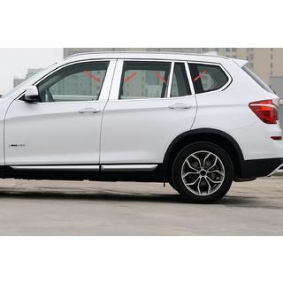 Stainless Steel Door Pillar Covers BMW X3 F25 2011-2018 photo 1