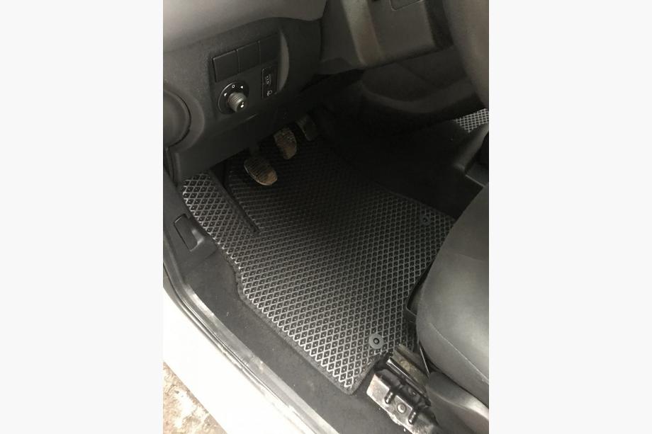 Peugeot Partner Tepee 2008-2018 EVA Floor Mats (black) Front + rear + door sills (5 pcs) Photo 2