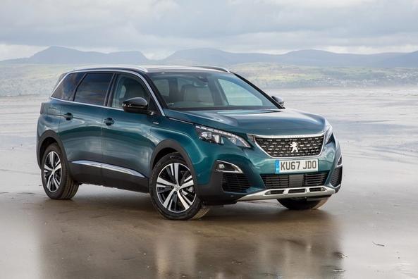 The second generation of the crossover, the Peugeot 5008