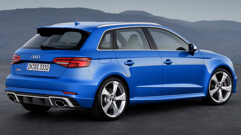 Overview loaded all-wheel drive hatchback Audi RS3 Sportback