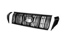 Toyota Land Cruiser Prado 150 2009-2023 Grille 2017↗ Black Original (with short bars) photo 2