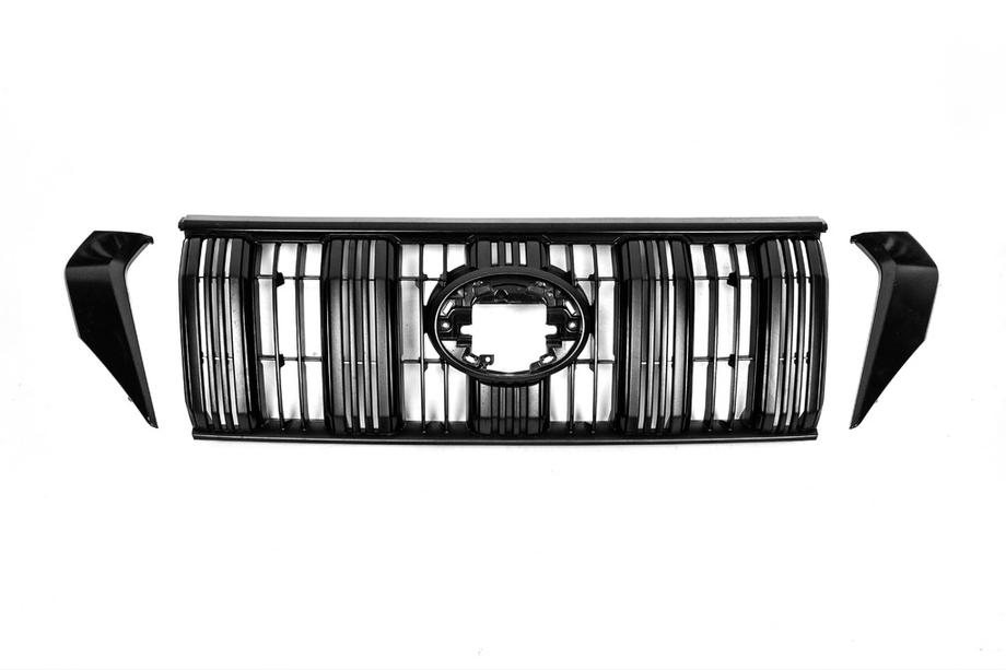 Toyota Land Cruiser Prado 150 2009-2023 Grille 2017↗ Black Original (with short bars) Image
