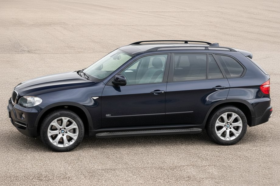 BMW X5 E70 2007-2013 Side Steps Allmond Black (2 pcs, Aluminum) Image