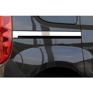 Wide stainless steel molding for sliding door (2 pcs) photo 3