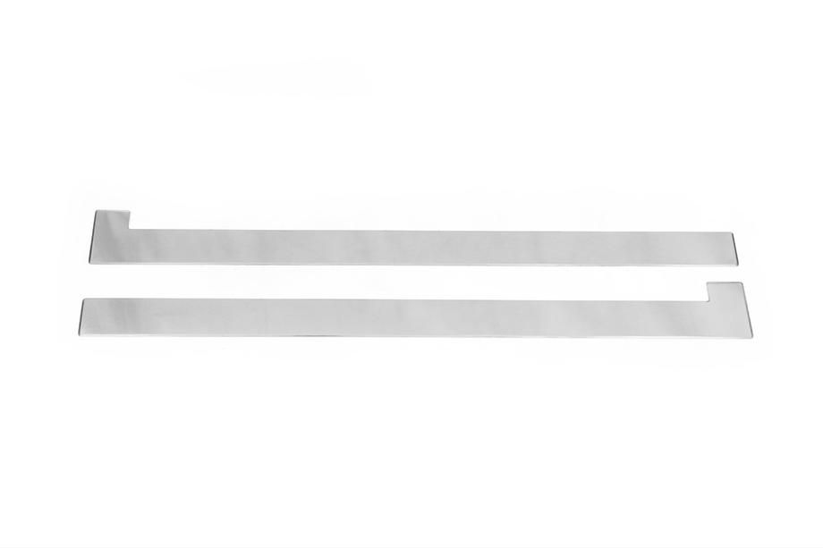 Fiat Doblo II 2010-2022 Wide stainless steel molding for sliding door (2 pcs) Photo 4