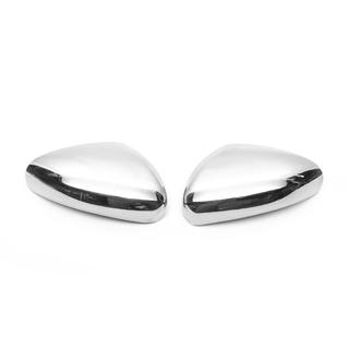 Chrome Mirror Covers (2 pcs, Stainless Steel) Fiat Tipo 2016- photo 4