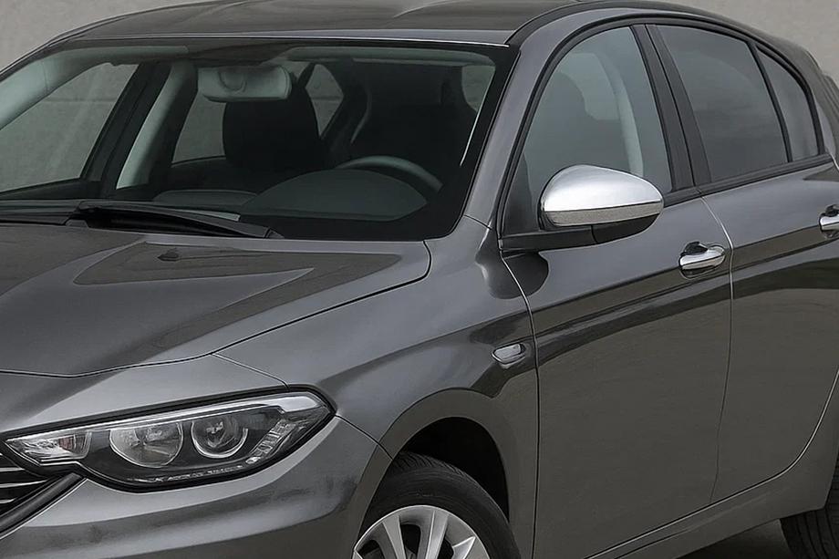 Fiat Tipo 2016- Chrome Mirror Covers (2 pcs, Stainless Steel) Image